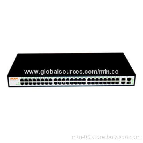 48-port 10/100Mbps Managed Switch, OEM Orders Welcomed